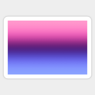 Omnisexual Pride Flag Gradient Sticker